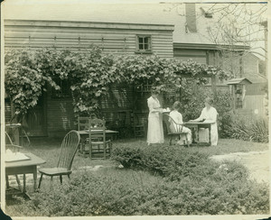Exterior view of the Tea House at the House of Seven Gables, Salem, Mass., undated
