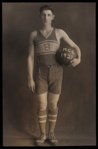 Maine Conference basketball player, 1921
