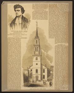 Boston pulpit, no. 11, Christ Church, Boston, Rev. William T. Smithett, rector, by Rev. Luther Farnham, Gleason's pictorial drawing-room companion, Boston, Mass., July 2, 1853