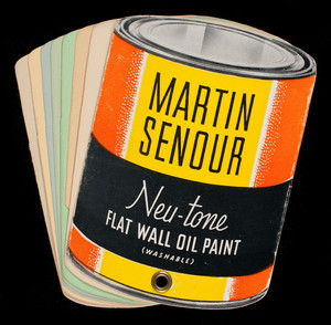 Martin Senour Neu-tone Flat Wall Oil Paint, 2520 Quarry Street, Chicago, Illinois