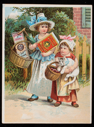 Trade card for Stickney & Poor's Mustards, Spices and Extracts, 205 and 207 State Street, Boston, Mass., undated