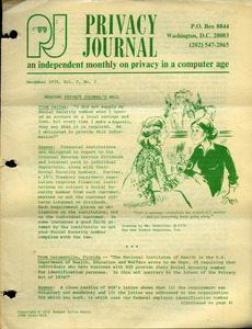 Privacy Journal - Digital Commonwealth