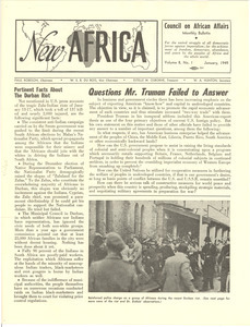 New Africa volume 8, number 1