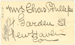 Address of Mrs. Charles Phillips