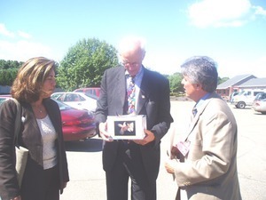 Congressman John W. Olver visiting Westover Job Corps