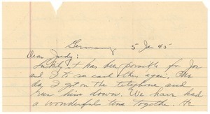 Letter from Sig Holden to Judith G. Wood Langland