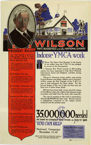 World War I Poster - Wilson, Taft, and Roosevelt
