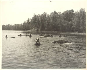 Canoeing at Freshman Camp