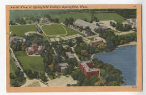 Aerial View of Springfield College, Springfield, Mass.