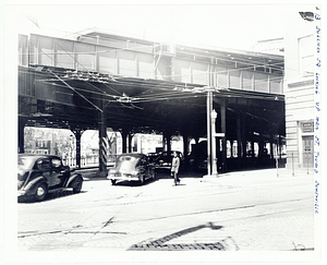 Sullivan Square looking up Main Street toward Somerville