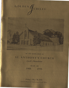 Saint Anthony's Golden Jubilee Booklet (1958)