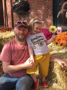 Lilah and Dad enjoying autumn