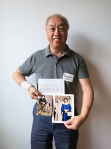 Richard Chin at the Chinese American Experiences Mass. Memories Road Show