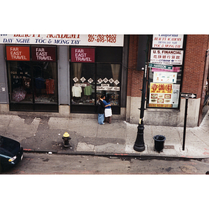 Harrison Avenue in Boston's Chinatown