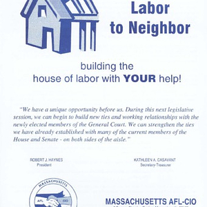 Brochures related to the "Working for a Decent Living" conference