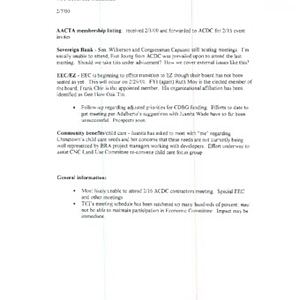 Correspondence related to upcoming meetings of The Chinatown Coalition Economic Development Committee and related areas of interest, including construction of the Boston Convention and Exhibition Center, and the Apprenticeship Preparedness Program