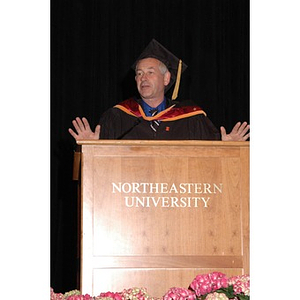 Faculty member speaks at School of Nursing convocation