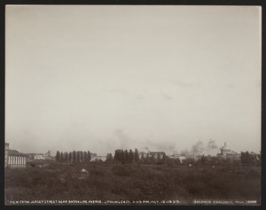 View from Jersey Street near Brookline Avenue, looking east, 3:30 p.m., Boston, Mass., October 12, 1909