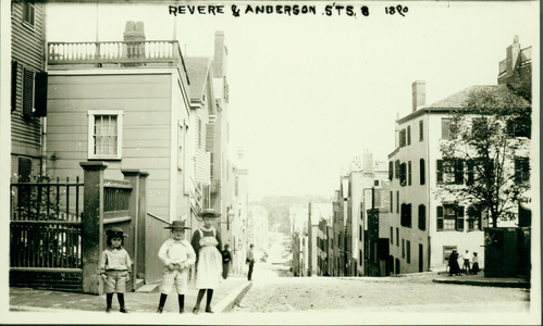 Revere and Anderson Streets Boston Mass 1890 Digital Commonwealth