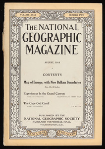 This image of a 1914 National Geographic magazine issue advertises an 18 x 22 inch fold out “Map of Europe with new Balkan Boundaries.” At the bottom, it notes that the magazine used to cost .25 cents per issue, or $2.50 for a yearly subscription.