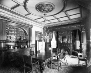 Beacon St., Boston, Mass., Dining Room..