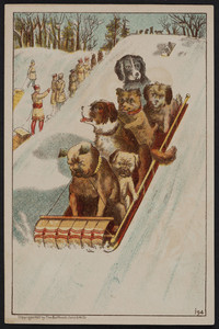 Trade card for The Bufford's Sons Lith. Co., Boston, Mass., 1887