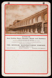 Kinnear steel rolling doors, shutters and partitions, The Kinnear Manufacturing Company, Columbus, Ohio