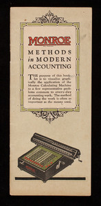 Monroe methods in modern accounting, Monroe Calculating Machine Co., Woolworth Building, New York, New York