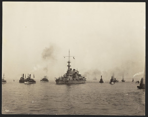 Fleet At Castle, with tugs