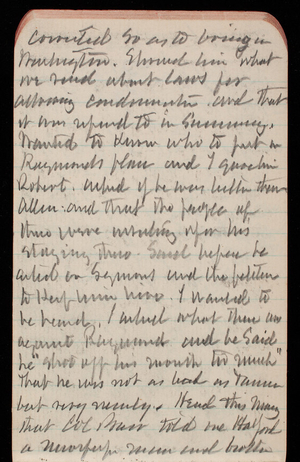 Thomas Lincoln Casey Notebook, September 1889-November 1889, 43, corrected so as to [illegible in Washington