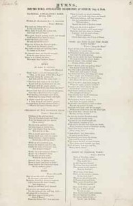 Hymns, for the Rural Anti-Slavery Celebration, at Dedham, July 4, 1846