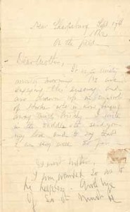 Letter from Wilder Dwight to Elizabeth A. Dwight, 17 September 1862