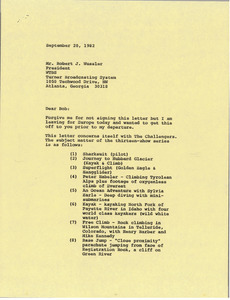 Letter from Mark H. McCormack to Robert J. Wussler