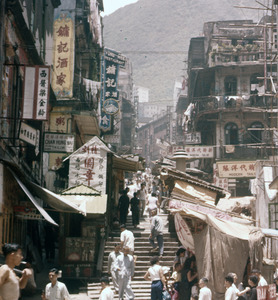 Pottinger Street in Hong Kong