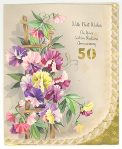 Greeting card from unidentified correspondent to W. E. B. and Nina Du Bois