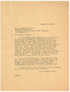 Letter from W. E. B. Du Bois to Office of Education, United States Department of the Interior