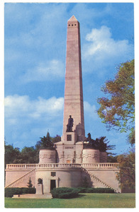 Postcard of Lincoln's tomb