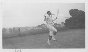 Douglas Kennedy demonstrating a dance