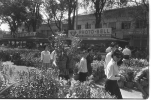 Saigon flower market.