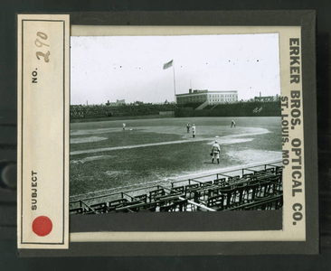Leslie Mann Baseball Lantern Slide, No. 290