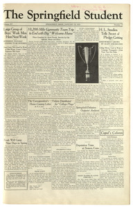 The Springfield Student (vol. 15, no. 15) January 30, 1925
