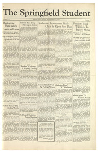 The Springfield Student (vol. 16, no. 07) November 13, 1925