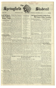 The Springfield Student (vol. 22, no. 10) December 9, 1931