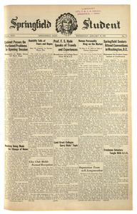 The Springfield Student (vol. 24, no. 17) January 10, 1934