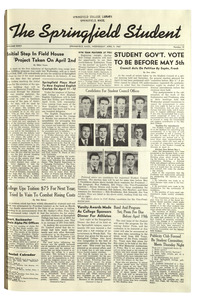 The Springfield Student (vol. 34, no. 12) April 9, 1947