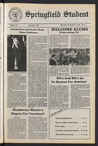 The Springfield Student (vol. 102, no. 8) Nov. 12, 1987