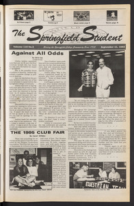 The Springfield Student (vol. 110, no. 3) Sept. 21, 1995