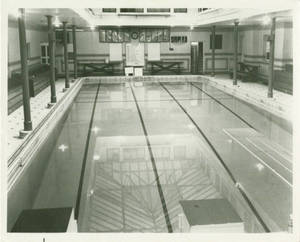 Pool with lights, McCurdy Natatorium