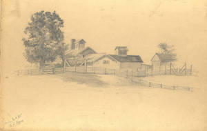 Old abattoir just west of Pratt Field (1885)