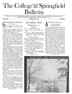 The Bulletin (vol. 8, no. 4), February 1935